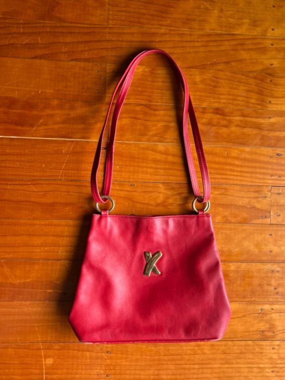 Vintage Paloma Picasso Red Bag 100% Leather