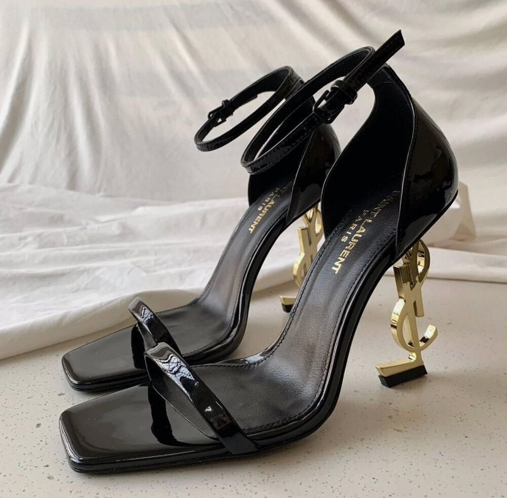 Saint Laurent Opym Cassandra Heels- Mint Unused Condition