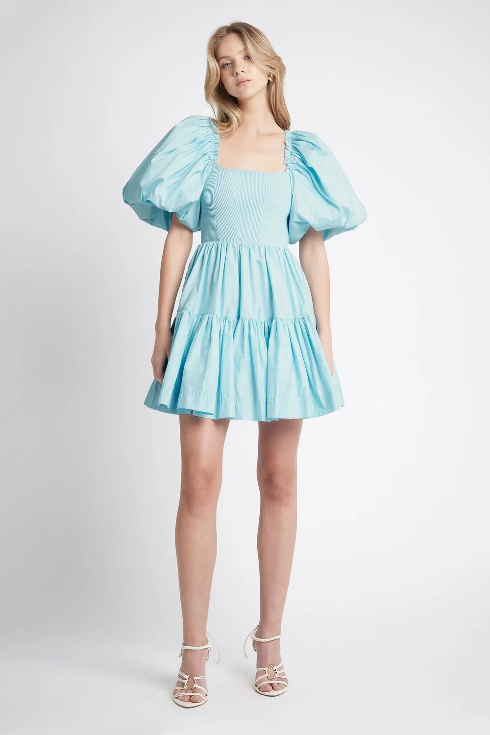 Aje - Casa puff sleeve dress on Designer Wardrobe