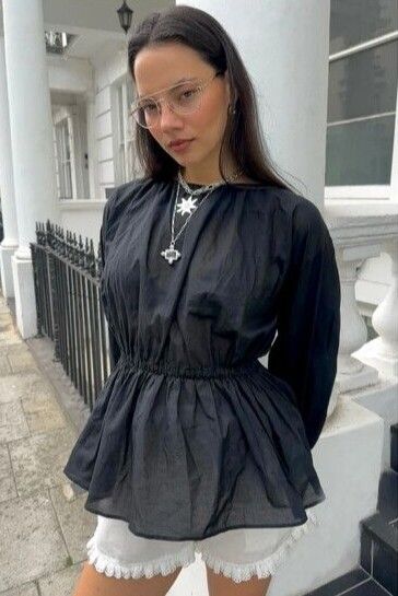 Claude Deux Blouse in Caramel