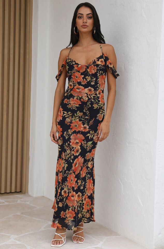 Hello Molly - Lover Style Maxi Dress Navy on Designer Wardrobe
