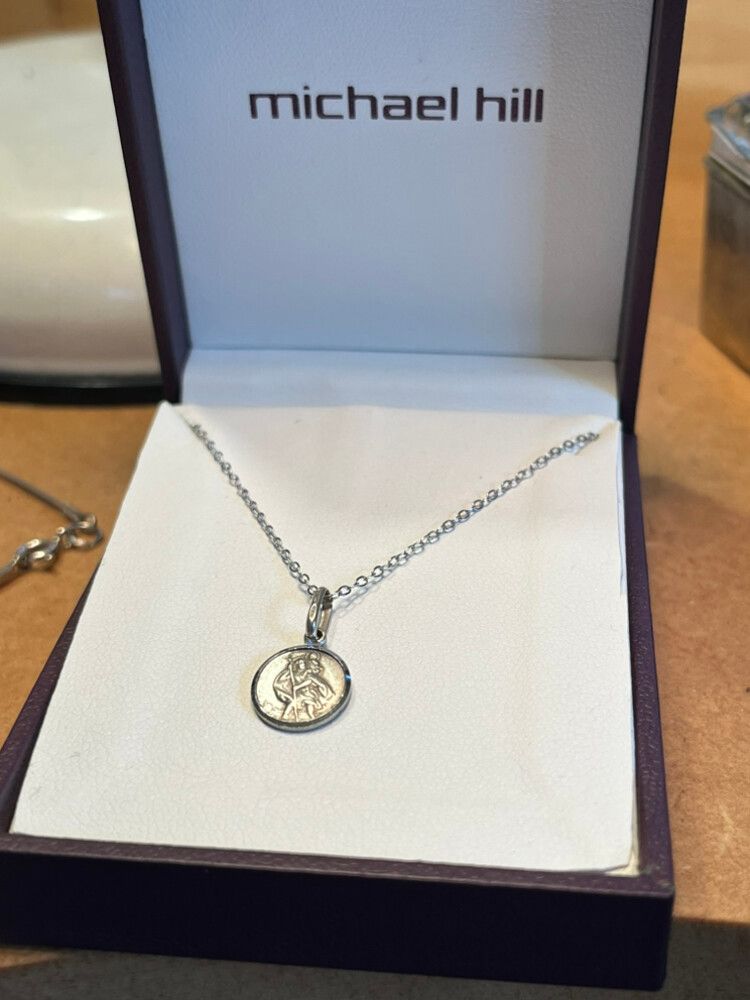 S/silver St Christopher Medal