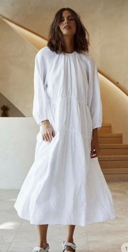 DISSH - Linen Maxi Dress on Designer Wardrobe