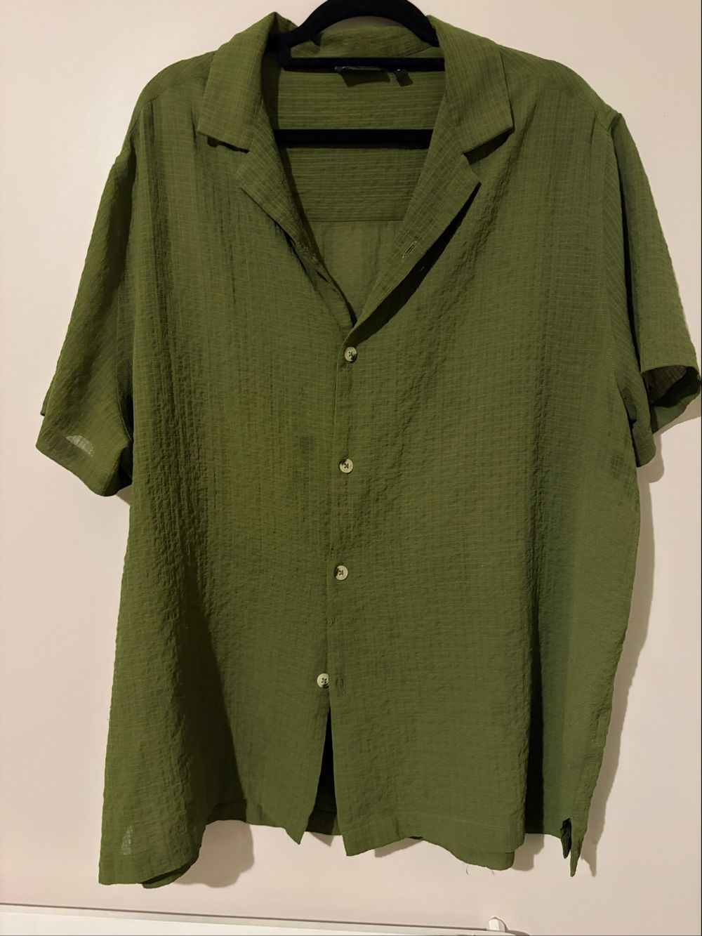 ASOS DESIGN Green Short Sleeve Shirt
