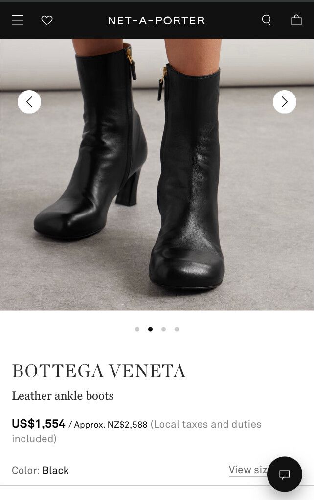 RRP $2K+ BOTTEGA VENETA size 41 - original round toe design 90cm