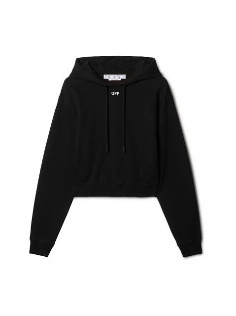OFF Stamped Cropped Hoodie | Off-white