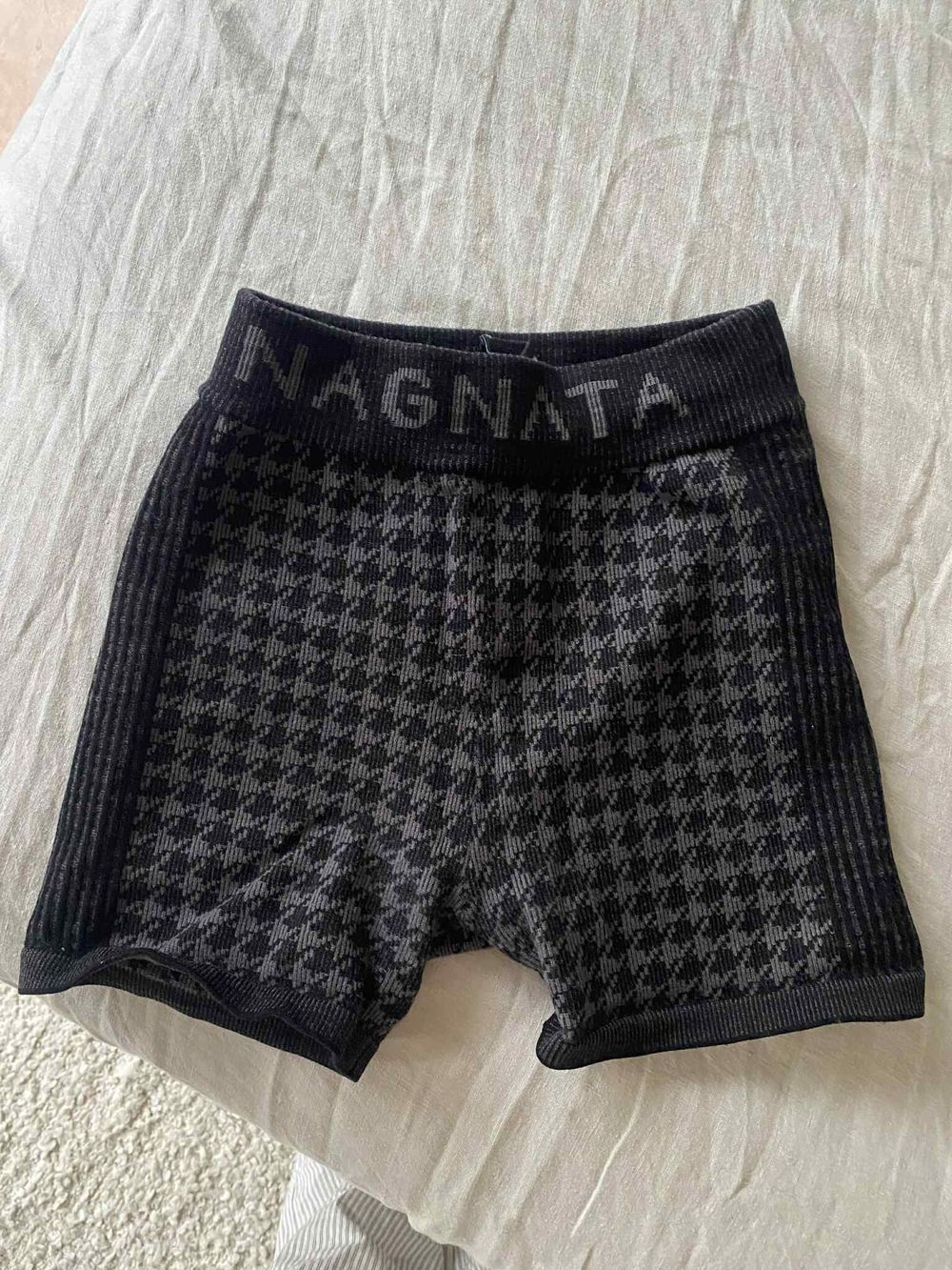 Nagnata Grey and Black Shorts