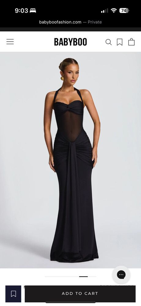 Babyboo Fashion - Babyboo vixen maxi dress on Designer Wardrobe