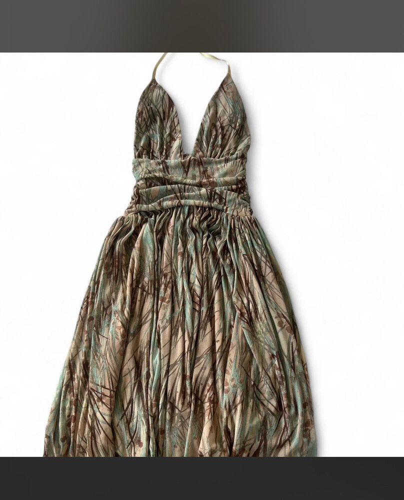 Vintage Wayne Cooper Halter Neck Cocktail Dress
