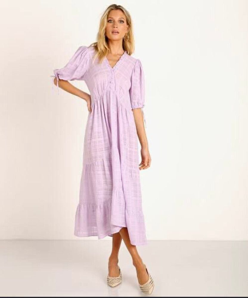 Auguste the label - Rye Midi dress in lilac