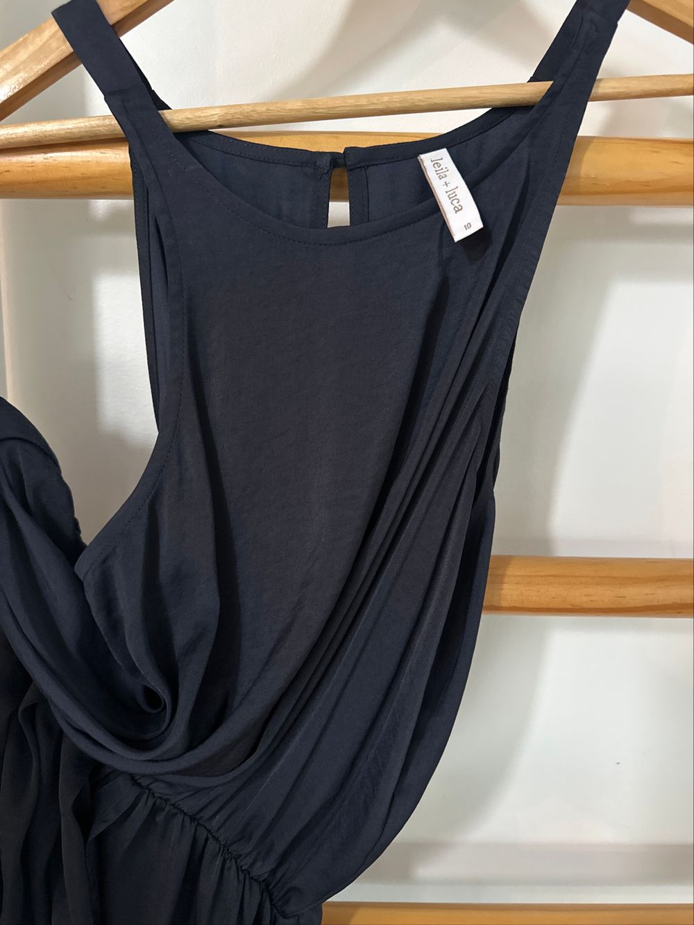 Lelia + Luca Black Maxi Dress