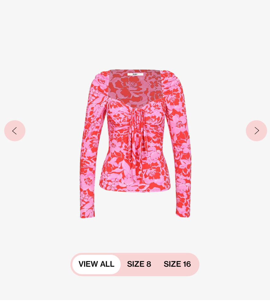 Ruby Bobbie Tie Longsleeve Top