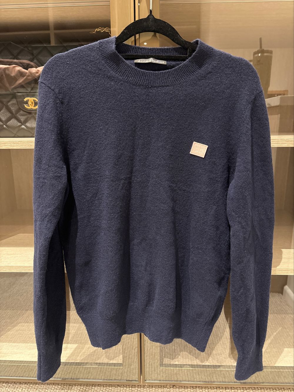 Acne Navy Wool Knit