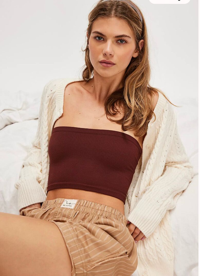 Free People bandeau in KHAKI green