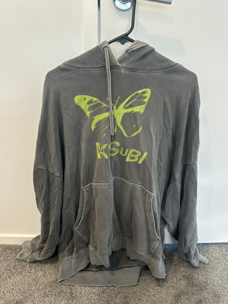 Ksubi Grey Butterfly Hoodie