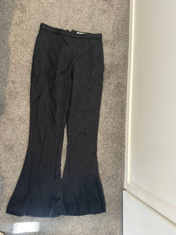 Bec & Bridge Black Flared Trousers