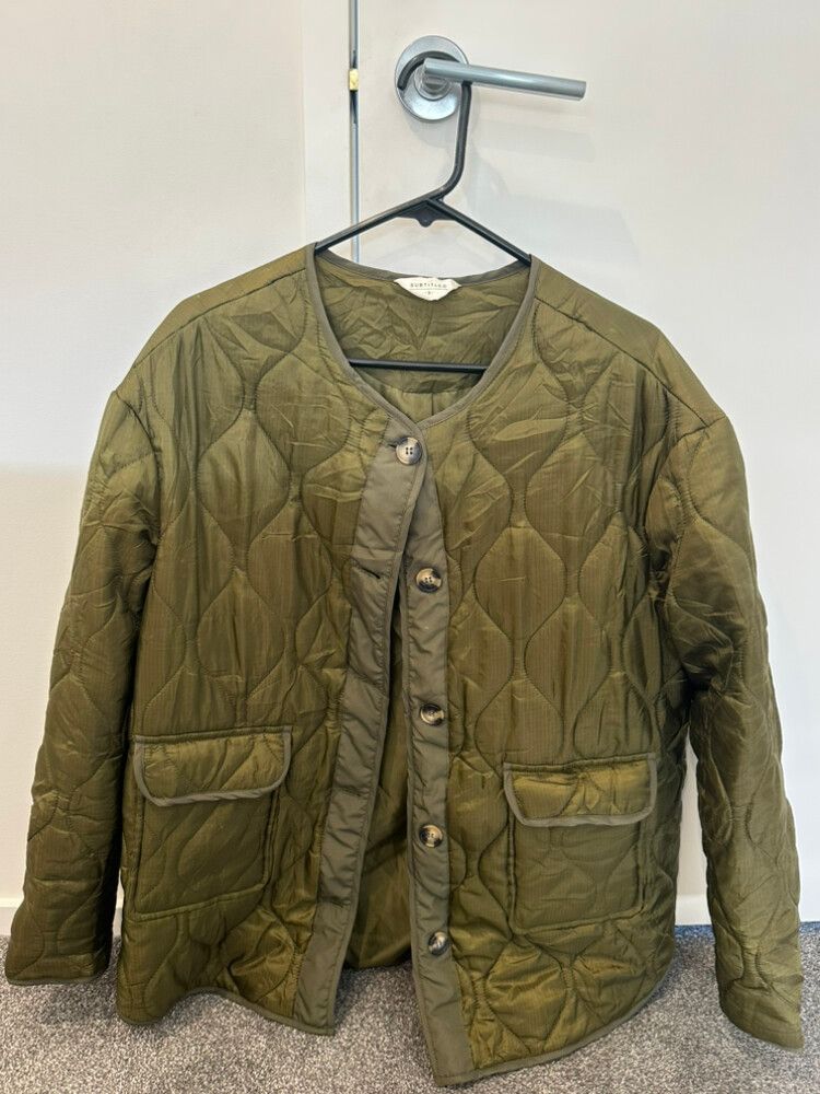 Subtitled Quilted Jacket