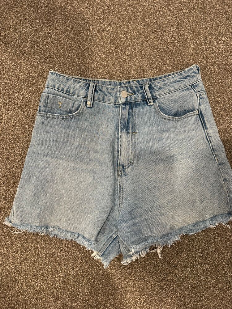 Thrills Blue Denim Shorts