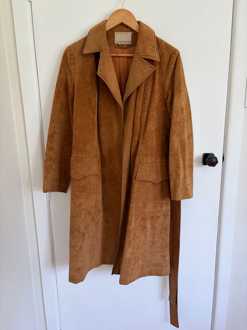 NZ VINTAGE - Southwell Brown Coat - NZ Made