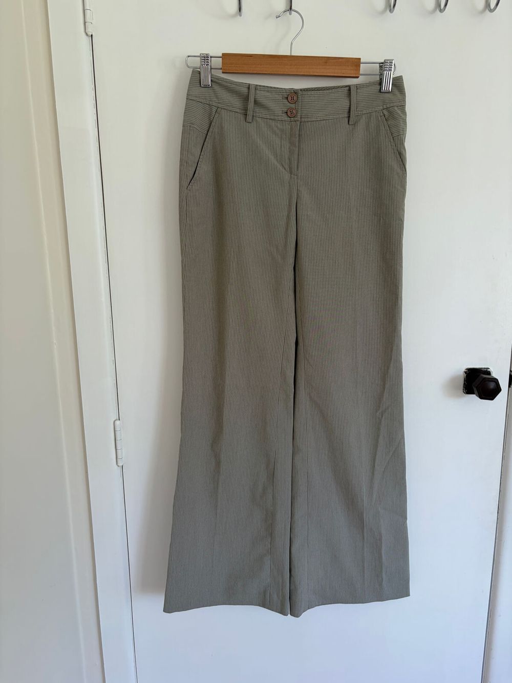 2000s vintage - Low waist pinstripe pants