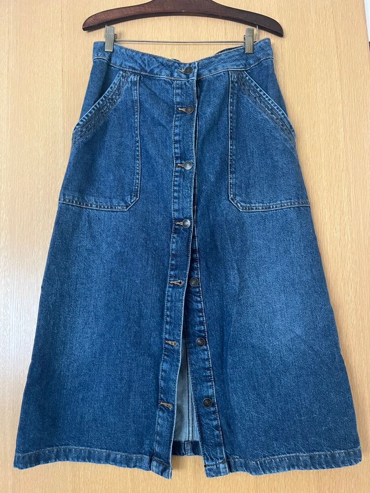 Denim Skirt Long