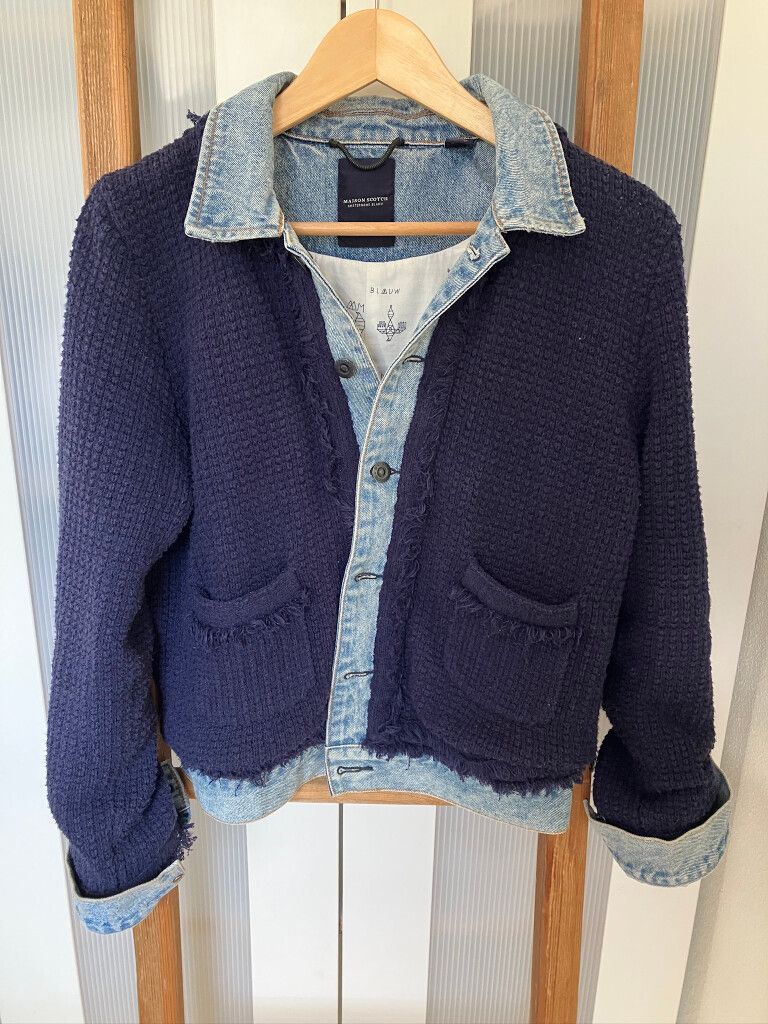 Maison Scotch - Amsterdams Blauw - Jacket In Very Good Condition - Size 2(M)