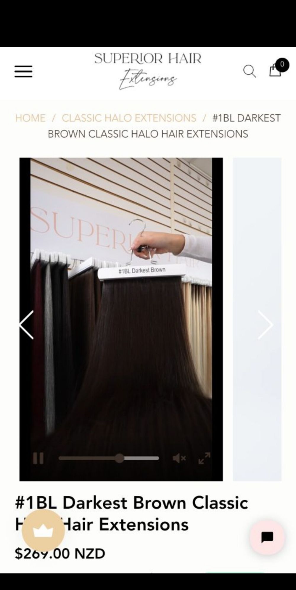 16" Superior Hair Halo Extensions