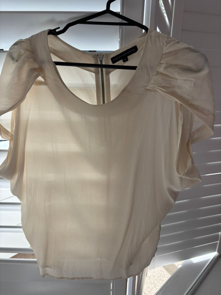 French Connection Cream Top
