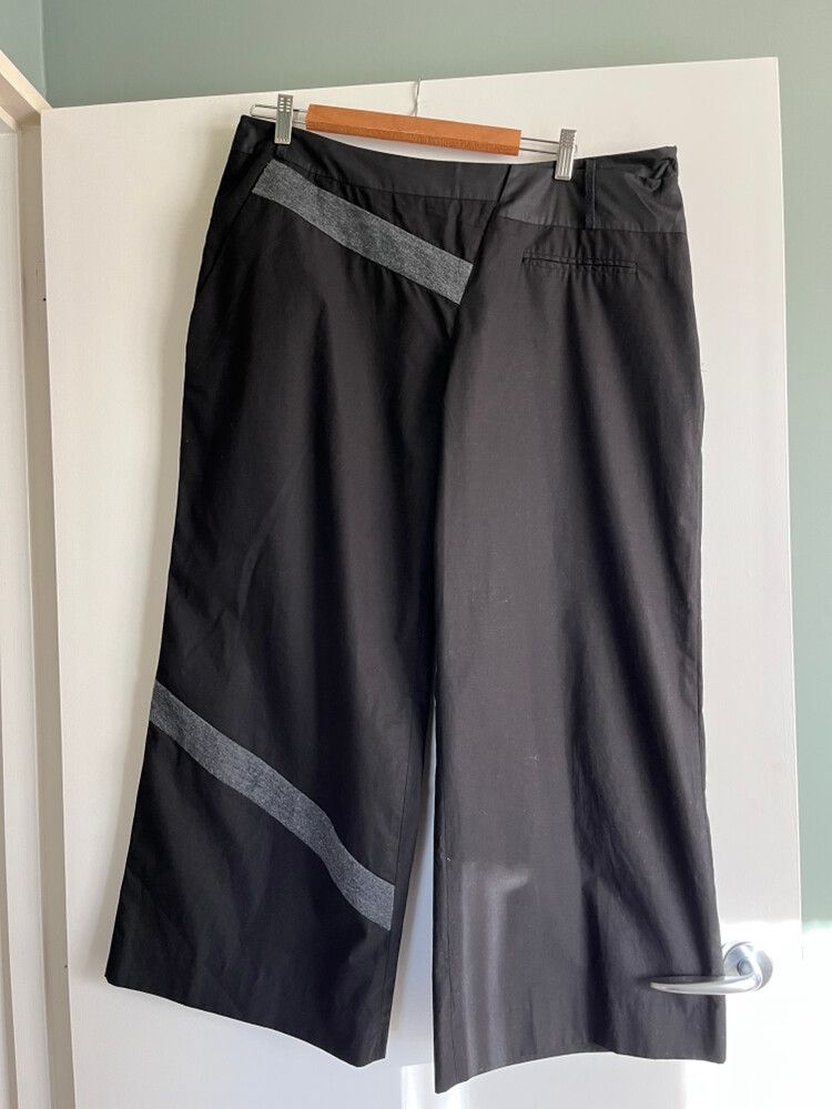 Soeur Black Wide Leg Pants