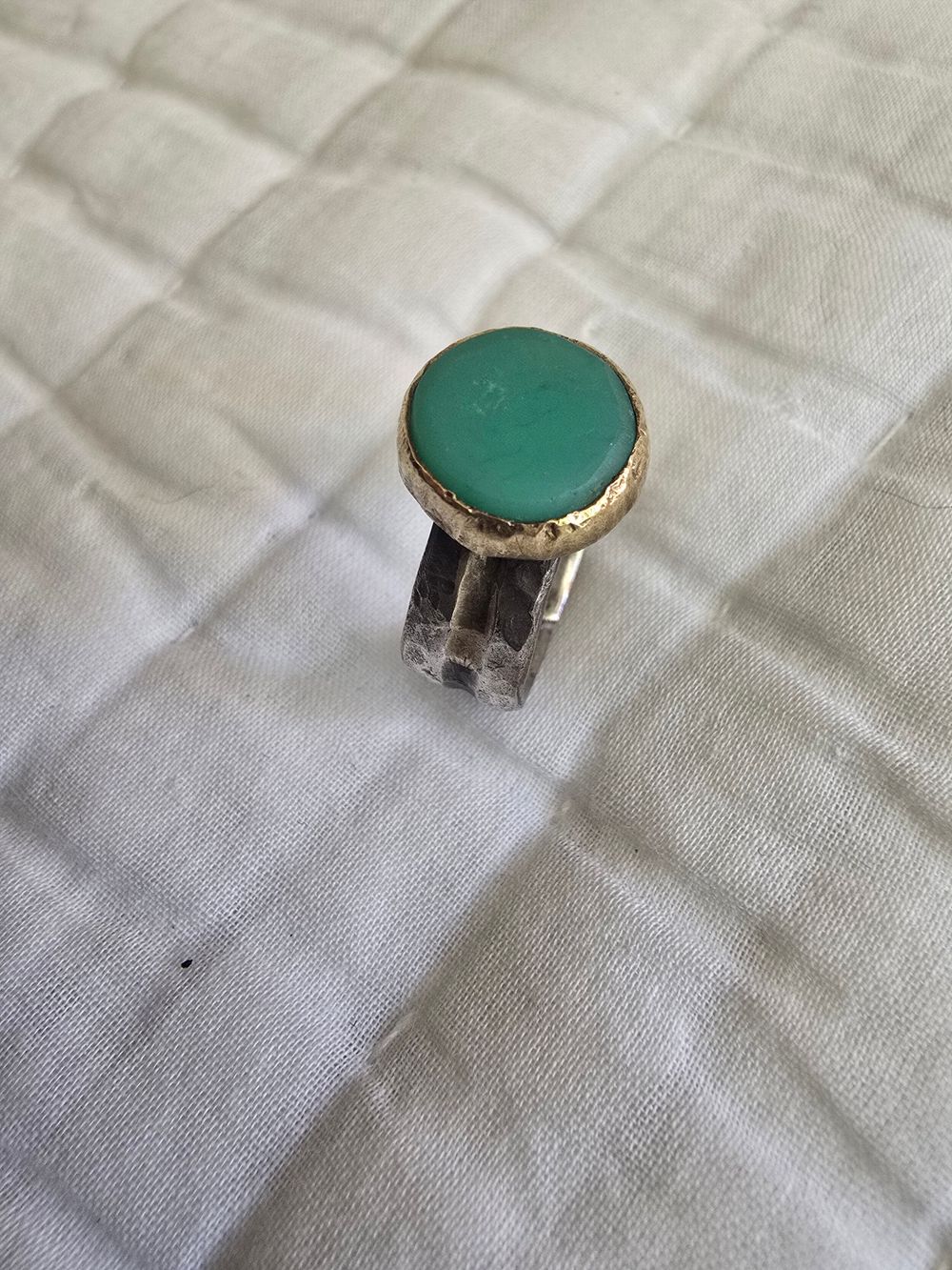 Green Stone Ring
