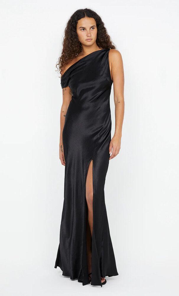 Bec & Bridge - Bec & Bridge Sol Asym Dress In Black on Designer Wardrobe