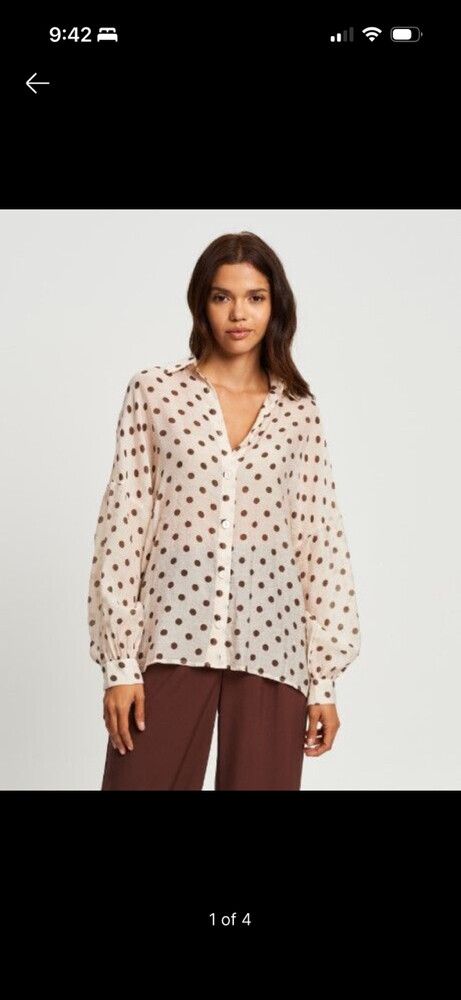 ST MRLO polka dot shirt
