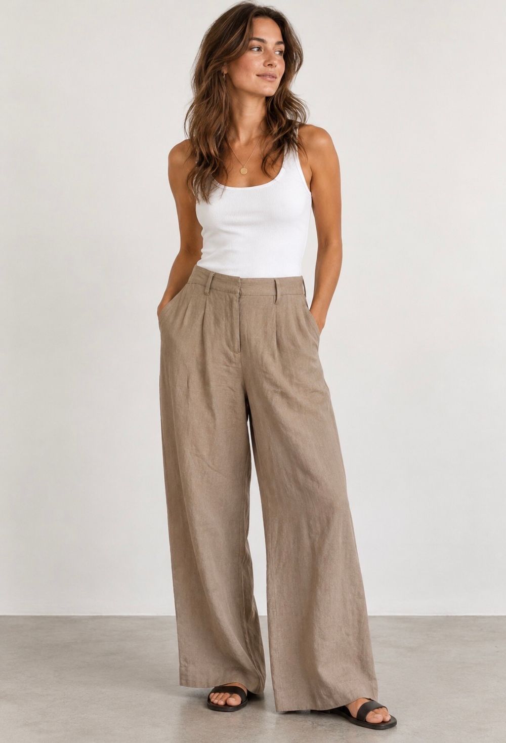 Among The Brave Linen Pants