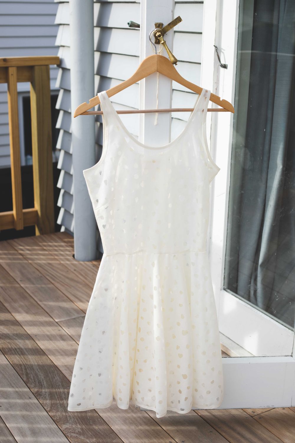 Stine Goya Foil Dress - light cream colour