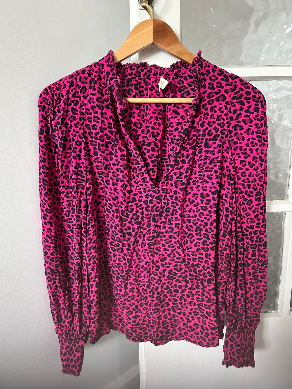 Zadig & Voltaire - Titus Print Leo Tunic in Framboise Blouse