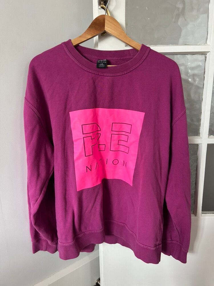 PE Nation Pink & Purple Jumper