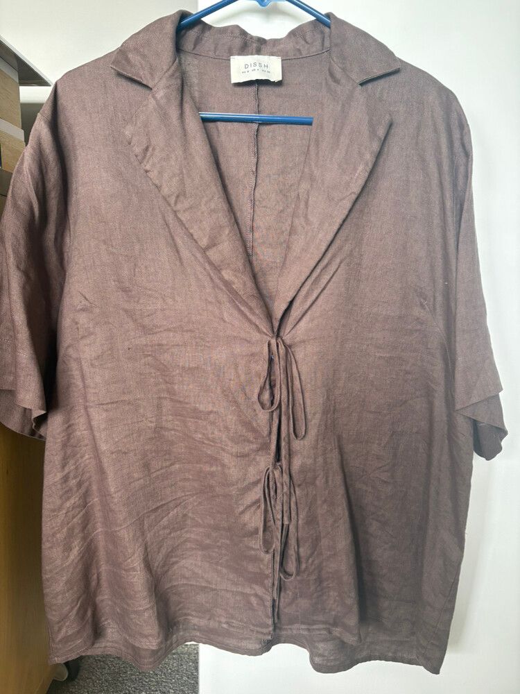 DISSH Brown Shirt Size AU 8 US 4 EU 36