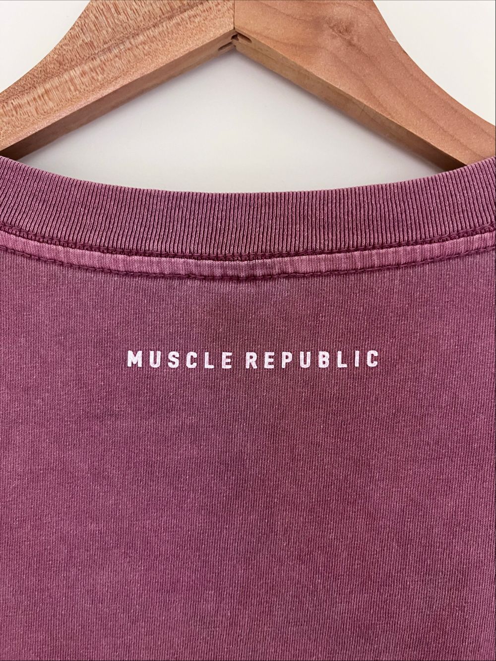 Muscle Republic Purple Oversized T-Shirt