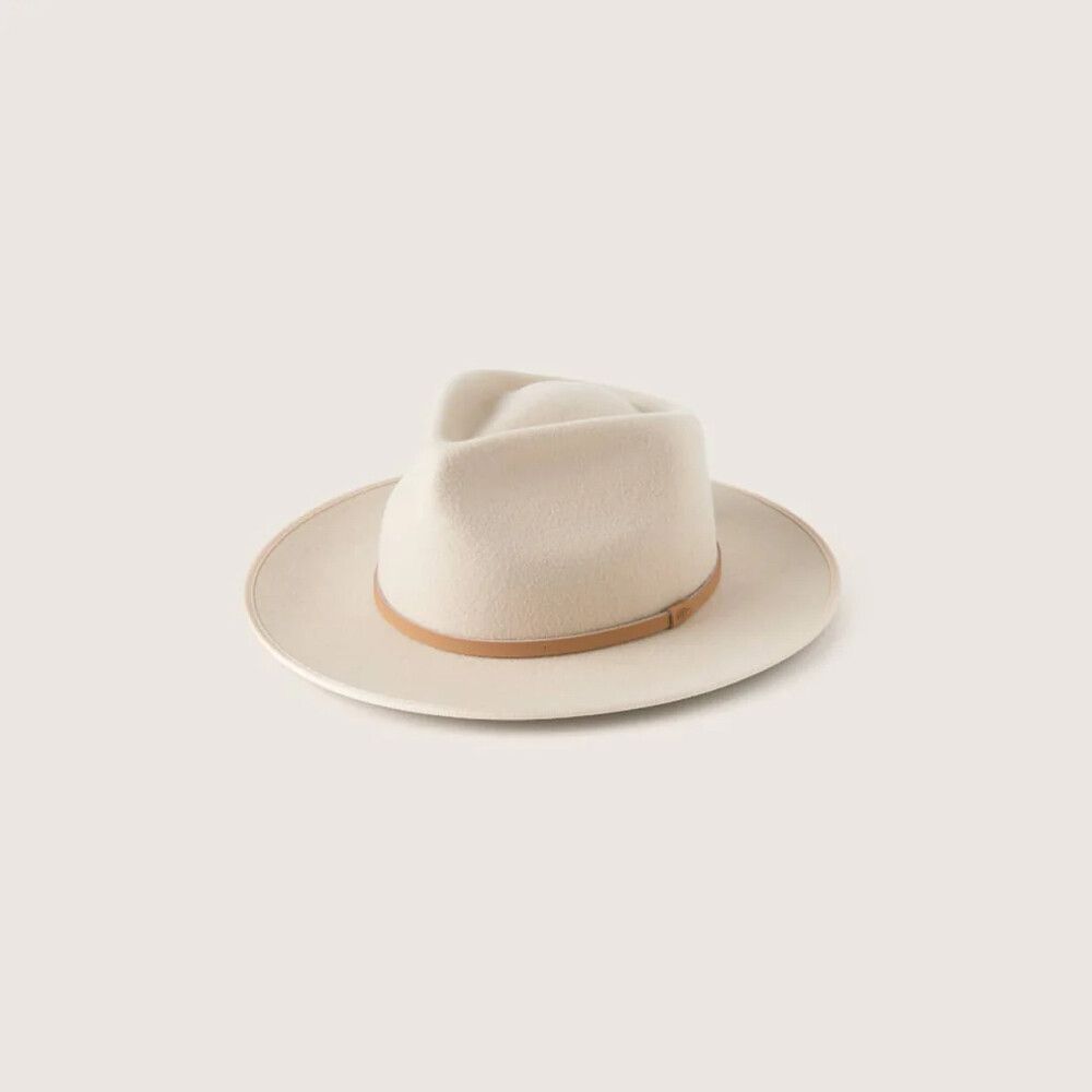 Calloway Cream White Felt Sun Hat