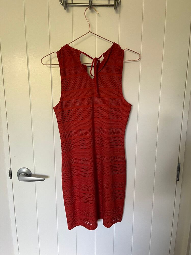 Orange Bodycon Dress