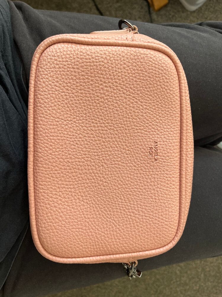 Grace Micro Crossbody In Coral Pink