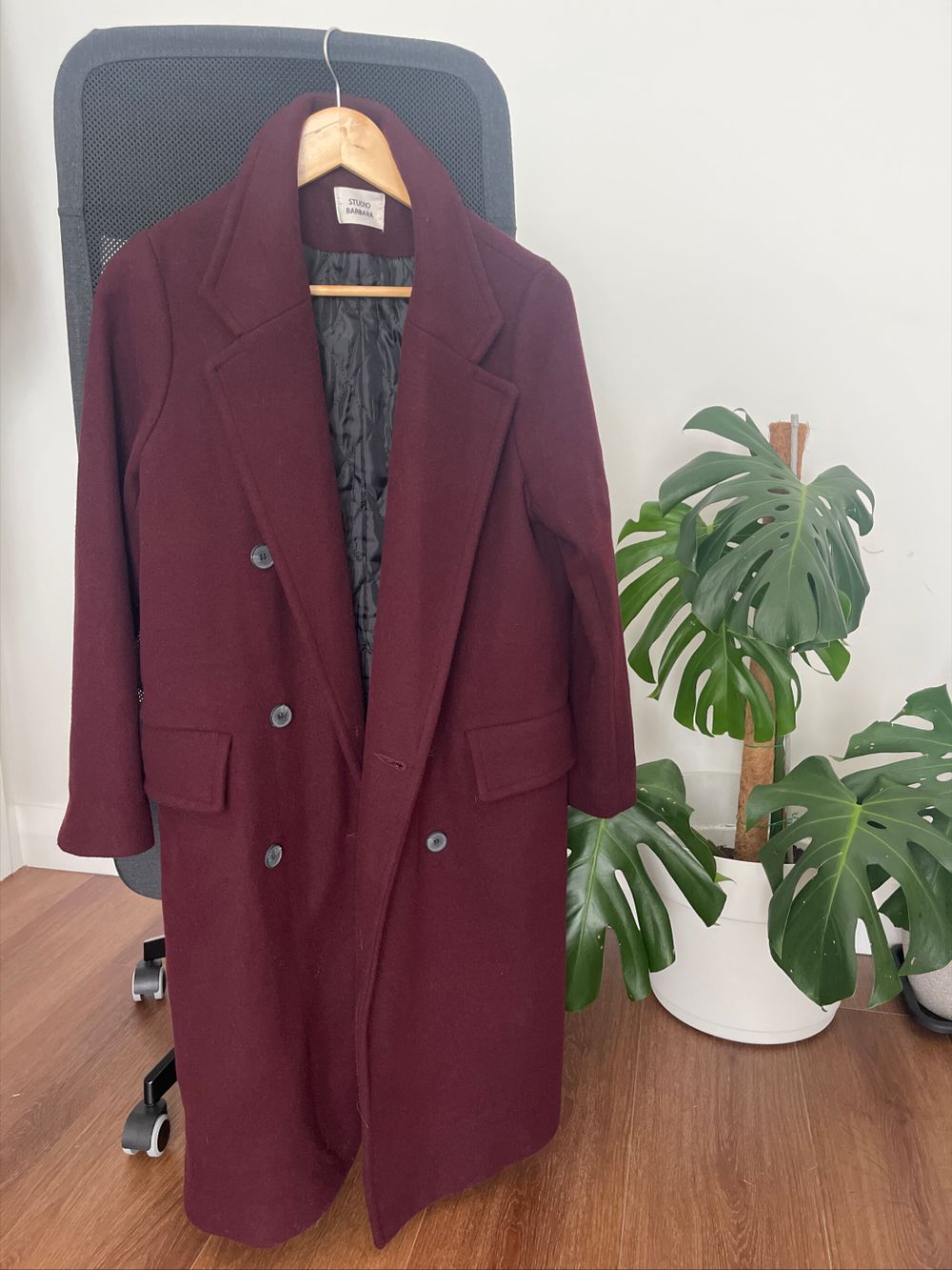 Burgundy Coat