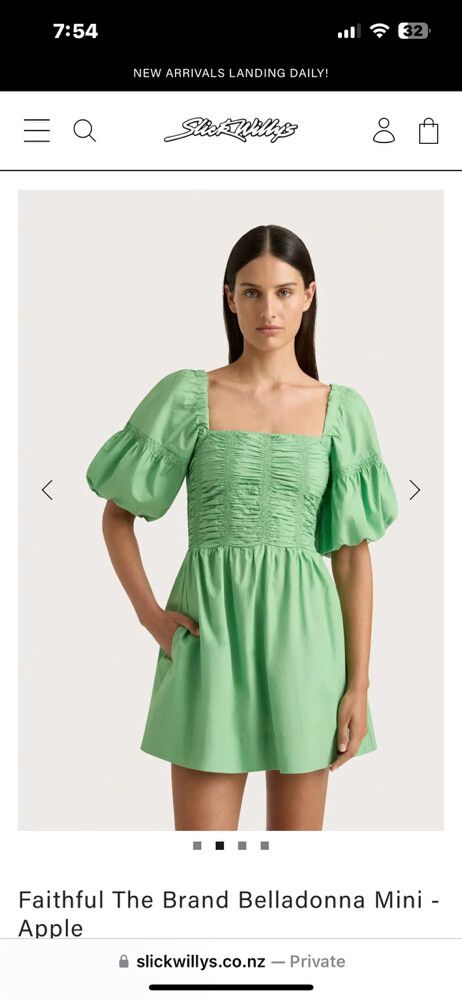Faithful Green Dress
