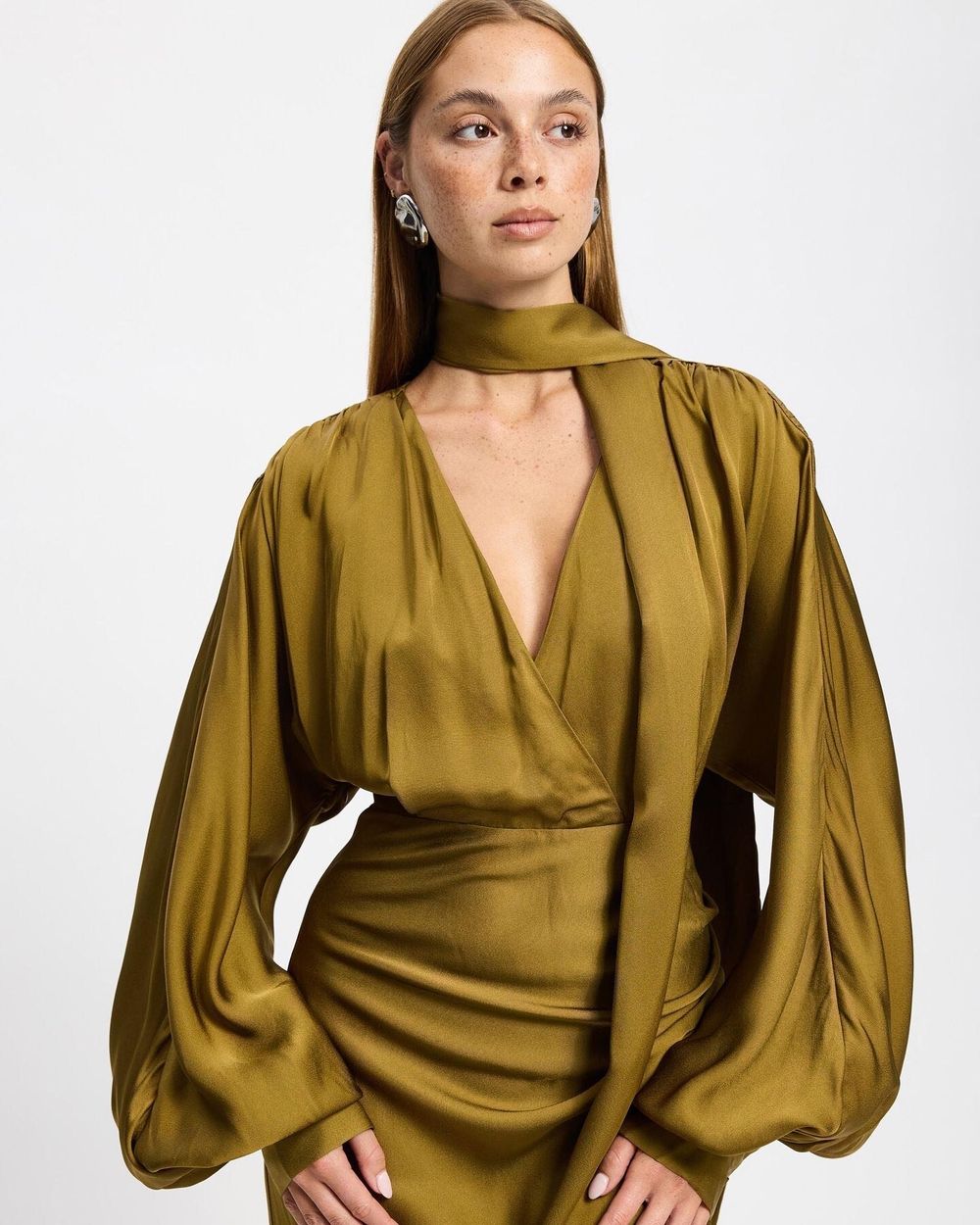 Scarf Maxi Dress