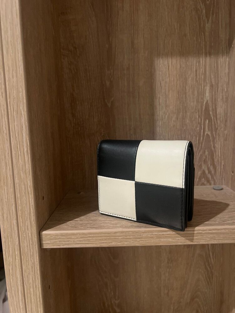 Charles & Keith Black White Wallet