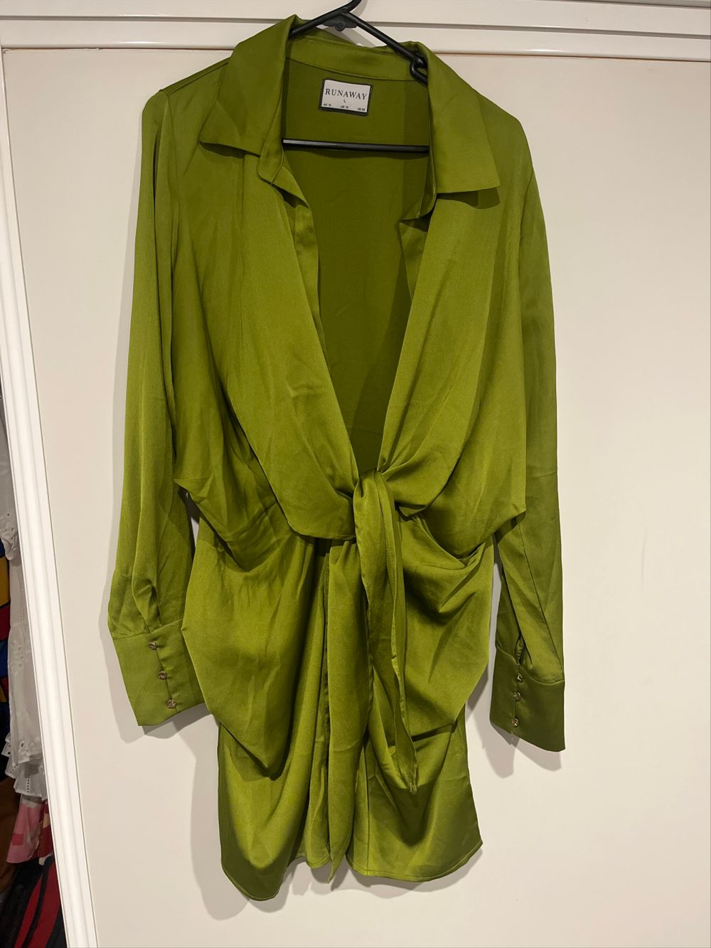 Runaway The Label - Runaway Green Mini Dress on Designer Wardrobe