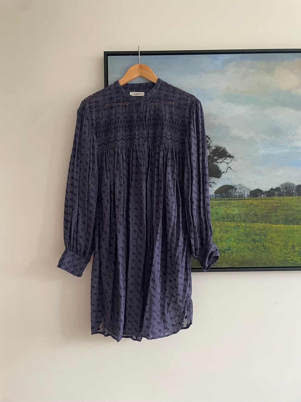Isabel Marant Etoile - Isabel Marant tilalia dress BLUE on Designer Wardrobe