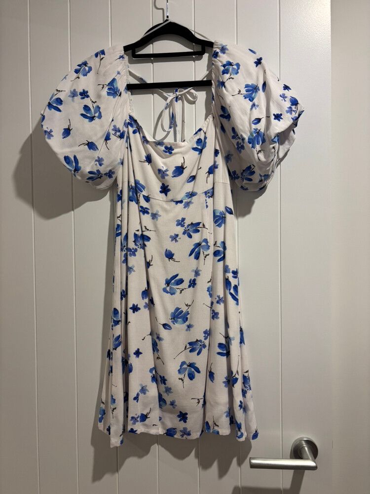 Among The Brave Blue Floral Dress