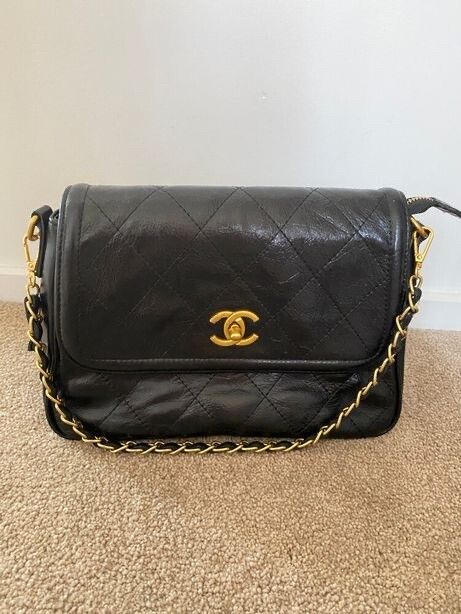 Black Quilted Shoulder Bag