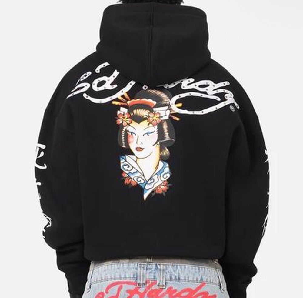Edhardy Geisha Rhinestone Hoodie